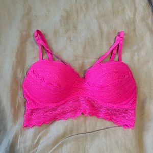 VS Pink Hot Pink Bralette